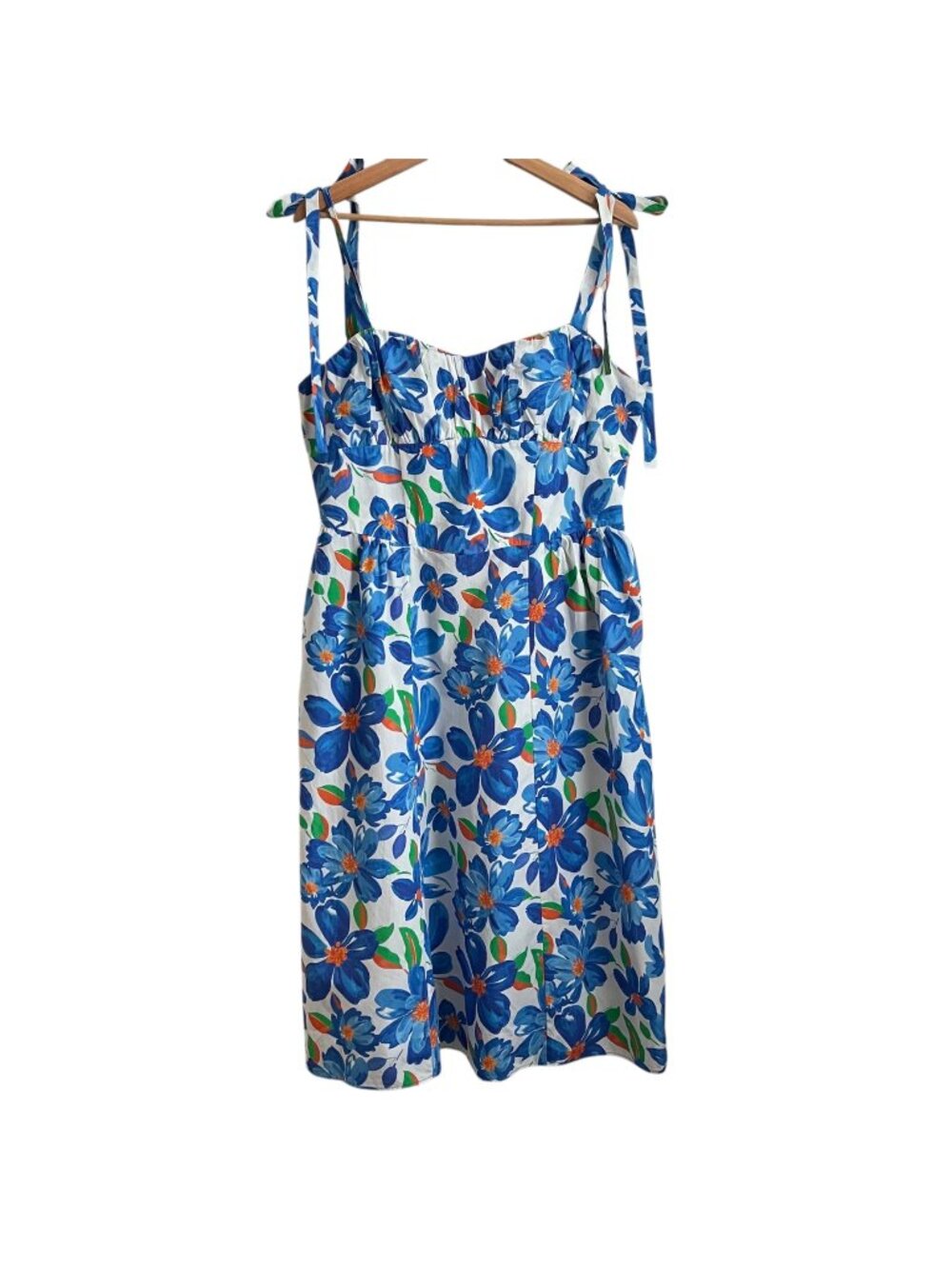 Lavaand Womens 100% Organic Cotton Dress Size 12 Cottagecore Floral Romantic